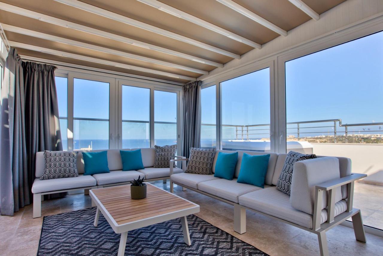 Valletta Luxury 4-Bedroom Duplex With Stunning Sea Views Private Terrace And Jacuzzi Exterior photo